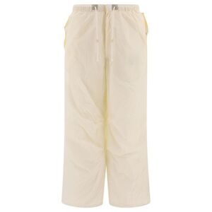 BEAMS PLUS Wide Leg Ripstop Cargo Pants Men WHITE